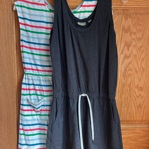 Boden Dress and Zella Charcoal Romper BUNDLE!
